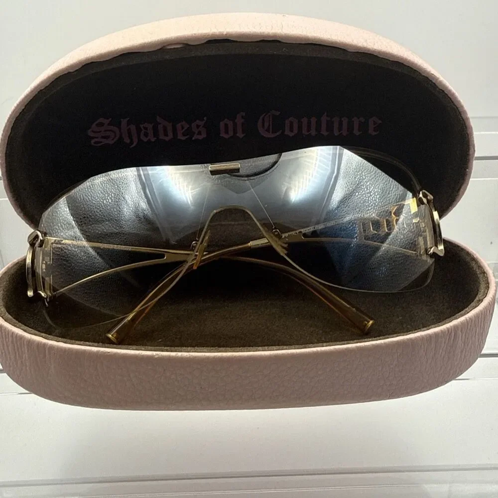 Juicy Couture Socialites Sunglasses In Original Case ? Vintage Made In Italy